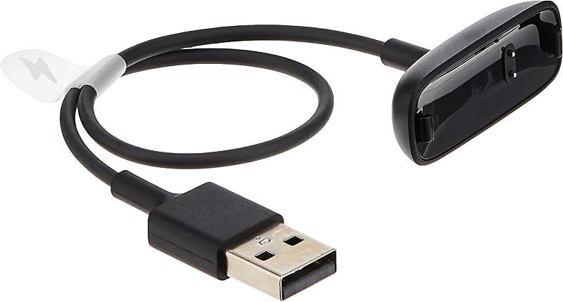 Fitbit Inspire 2 Charging Cable Black Replacement Charger Cord