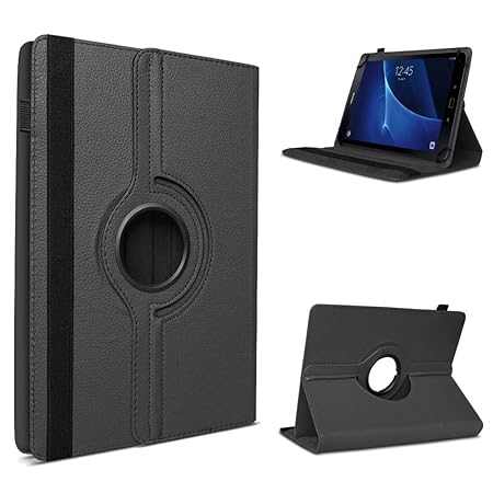 UC-Express Tablet Schutzhülle passend für Samsung Galaxy Tab A6 7.0 hochwertiges Kunstleder Hülle Tasche Standfunktion 360° D