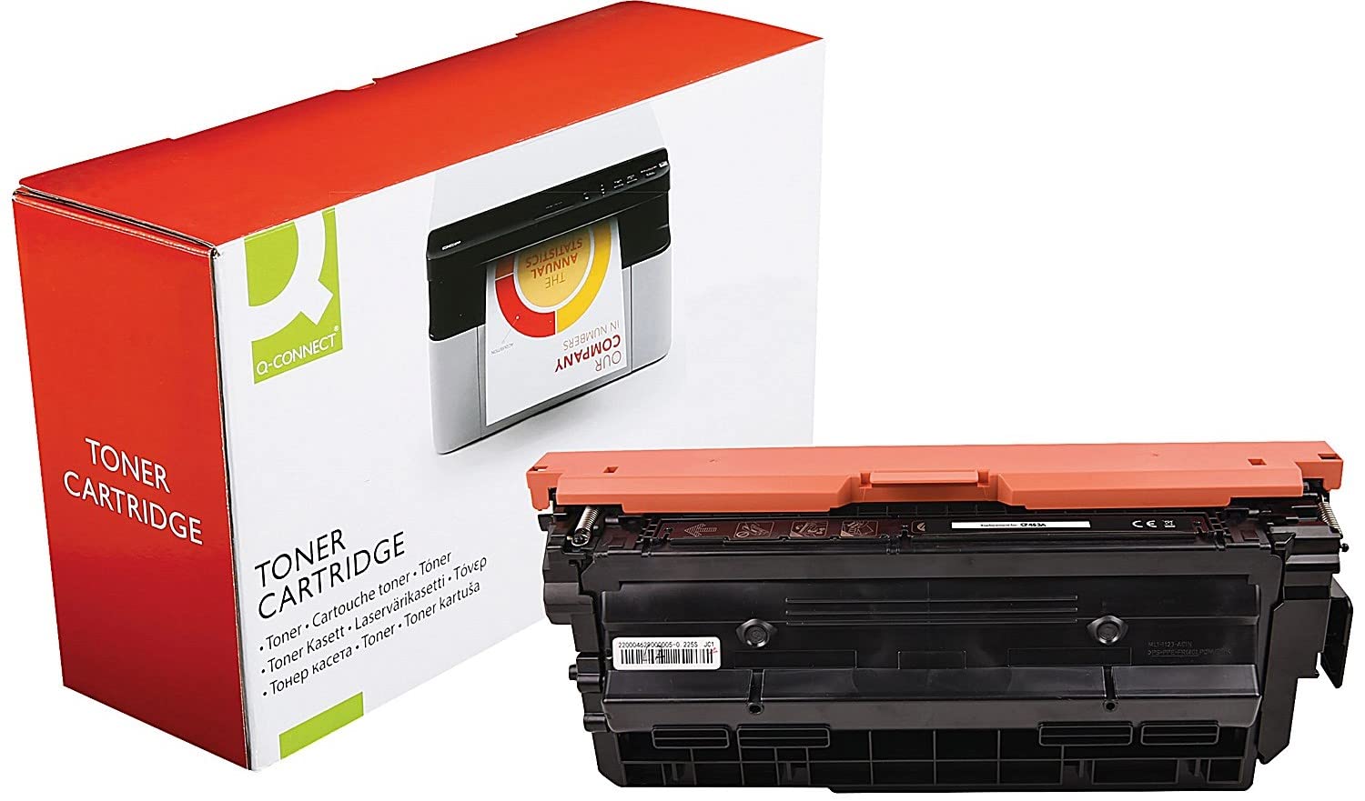 Q-Connect HP 655A Compatible Laserjet Toner Cartridge Magenta CF453A 655A
