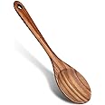 14 Inch Large Wooden Spoon for Cooking Mixing Spoon Serving Spoons Big Non Stick Wood Spoon Spatula Long Handle Spoon Stirring Cooking Spoon