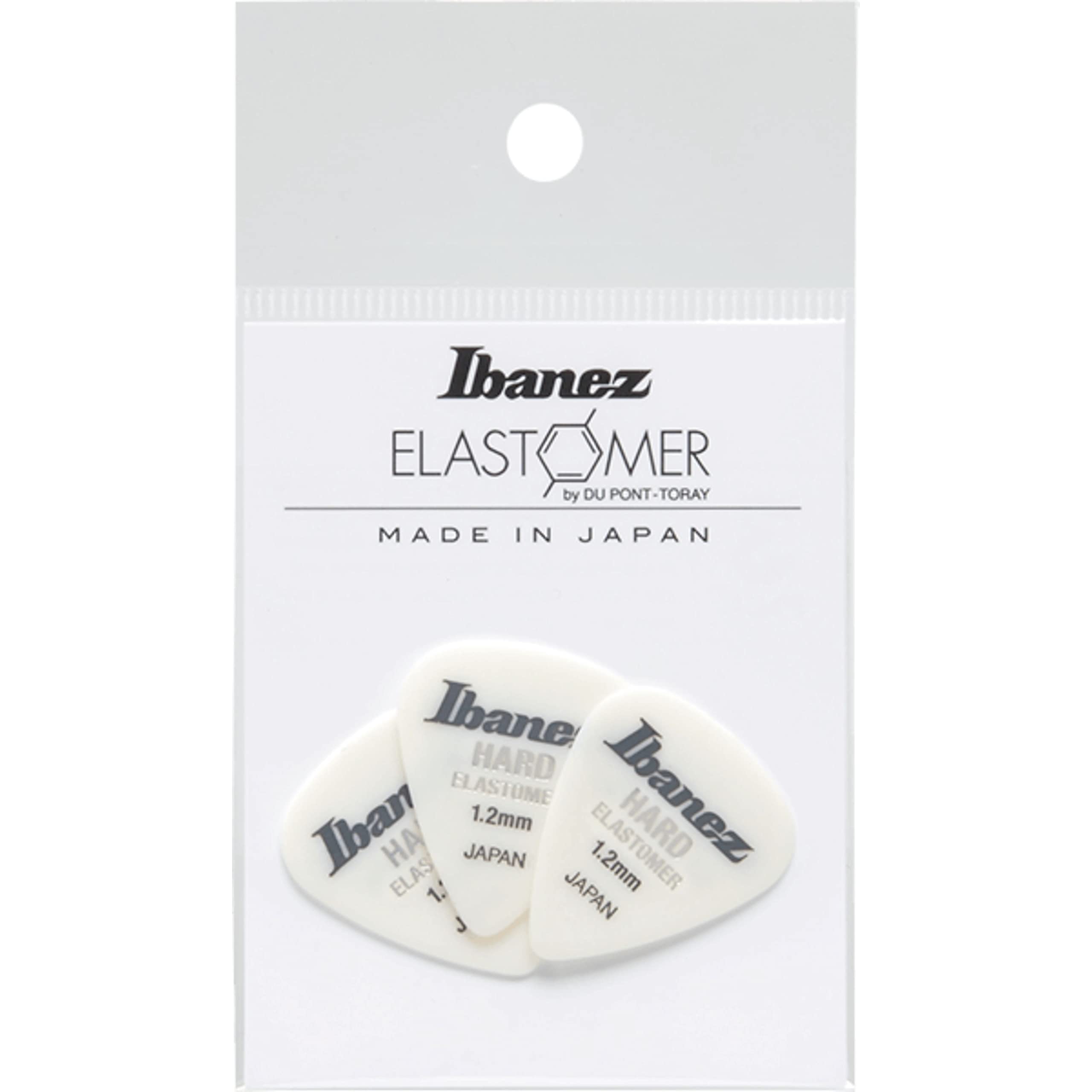 Ibanez Elastomer Series, BEL18HD12, Hard, 3 Pack 1.2mm, Short Teardrop