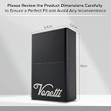 VONETTI Grande Faraday Box Car Key Signal Blocker Pouch RFID Protector Aluminum view 2