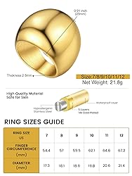 GOLDCHIC JEWELRY Gold Statement Ring for