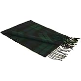 I LUV LTD Black Watch Tartan Scarf Modern Lambswool
