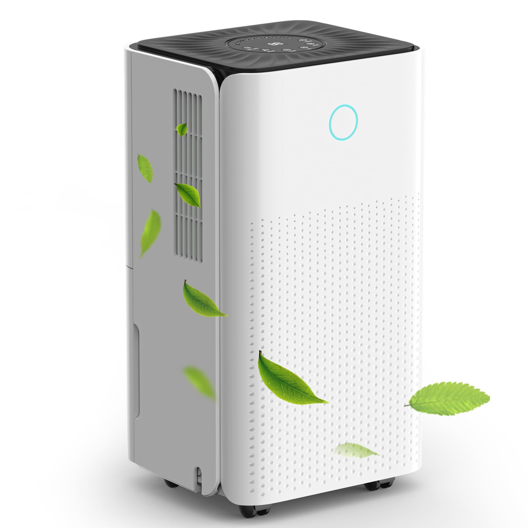 Photo 1 of 2000 Sq.ft Dehumidifier for Basement, LUKO 30 Pint Dehumidifier with Drain Hose for Continuous Drainage, Intelligent Humidity Control Panel and 24H Timer, 3 Modes, Child Lock, Auto Defrost