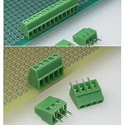 Molence 50PCS 2.54mm 0.1" Pitch PCB Mount Screw
