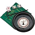 CHH Plastic Roulette Set with Playing Mat, Cards/Chips, and Rake