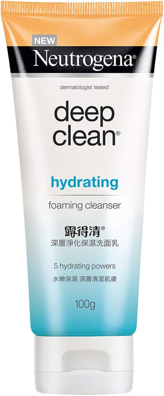 neutrogena deep clean hydrating foaming cleanser