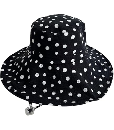 Amazon.com: Cute Polka Dots Hat Bucket Hats Packable Travel Beach