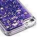 MYTURTLE iPod Touch 7th 6th 5th Generation Case Shockproof Hybrid Hard Silicone Shell Impact Cover With Screen Protector For iPod Touch 7 (2019), iPod Touch 5/6 (2015), Quicksand Purple Hearts Glitter