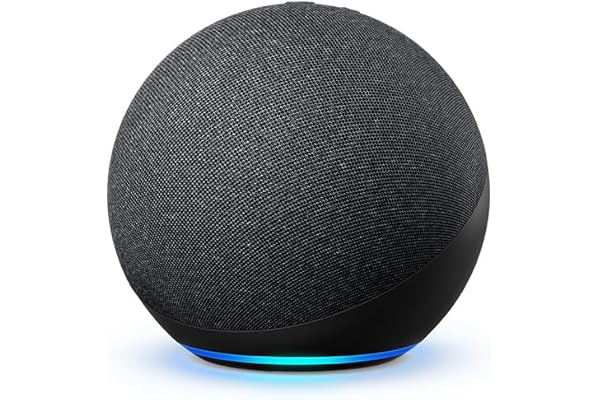 Echo (4th Gen) | With premium sound, smart home hub, and Alexa | Charcoal