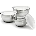 Cuisinart Mixing Bowl Set, Stainless Steel, 3-Piece, CTG-00-SMB
