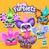 Furby Furblets Series 4 Zee-Bah Zebra Mini Plush Toy Regenbogen view 5
