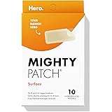 Mighty Patch Surface from Hero Cosmetics - Hydrocolloid Spot Patch for Body, Cheek, Forehead, and Chin, Vegan-friendly and No