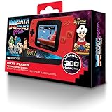 My Arcade Pixel Player Handheld Game Console: 300 Retro Style Games Plus 8 Data East Hits, Battery or Micro USB Powered, Colo