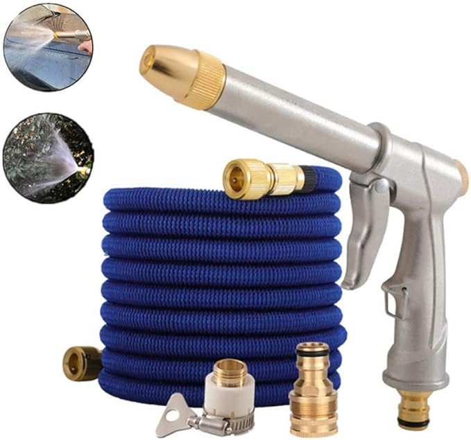 Manguera jardín expansible, Manguera jardín expansible con Conector