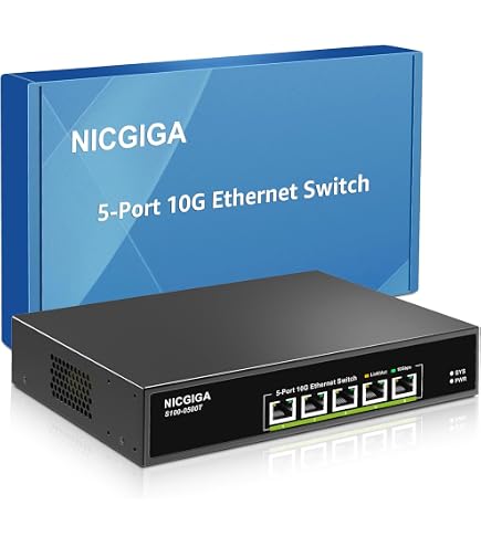 Amazon.com: Omada DS105X, 5 Port 10G Unmanaged Switch | 100Gbps