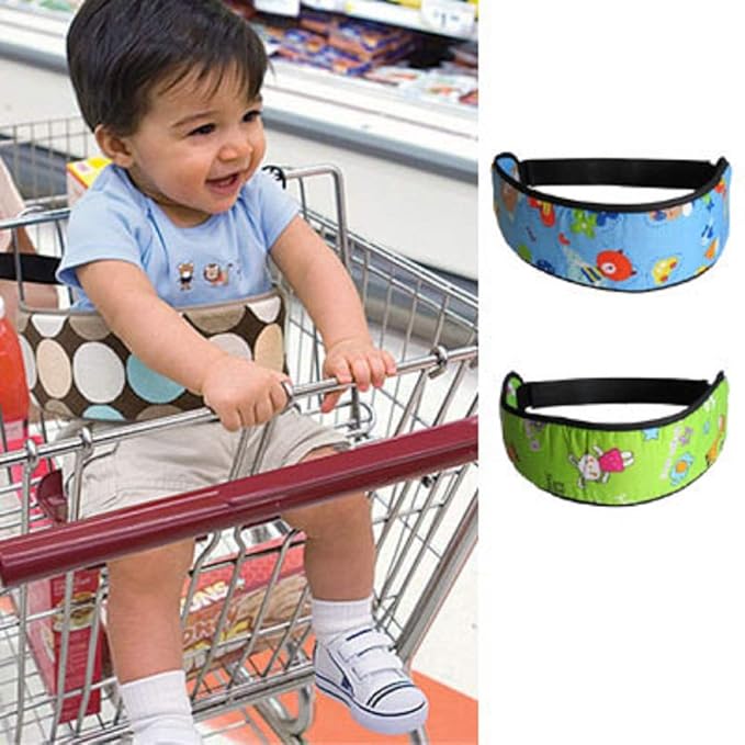 HHORD Sicherheitsgurt Supermarkt Kinderwagen Infant Kinder Stuhl Sicherheitsgurt Kinder Baumwolle Gürtel für Baby Reisen Schl