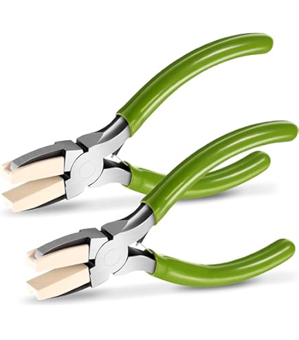 German Jewelry Pliers Set - 6-in-1 Bail Maker & Nylon Nose Pliers For DIY Crafting