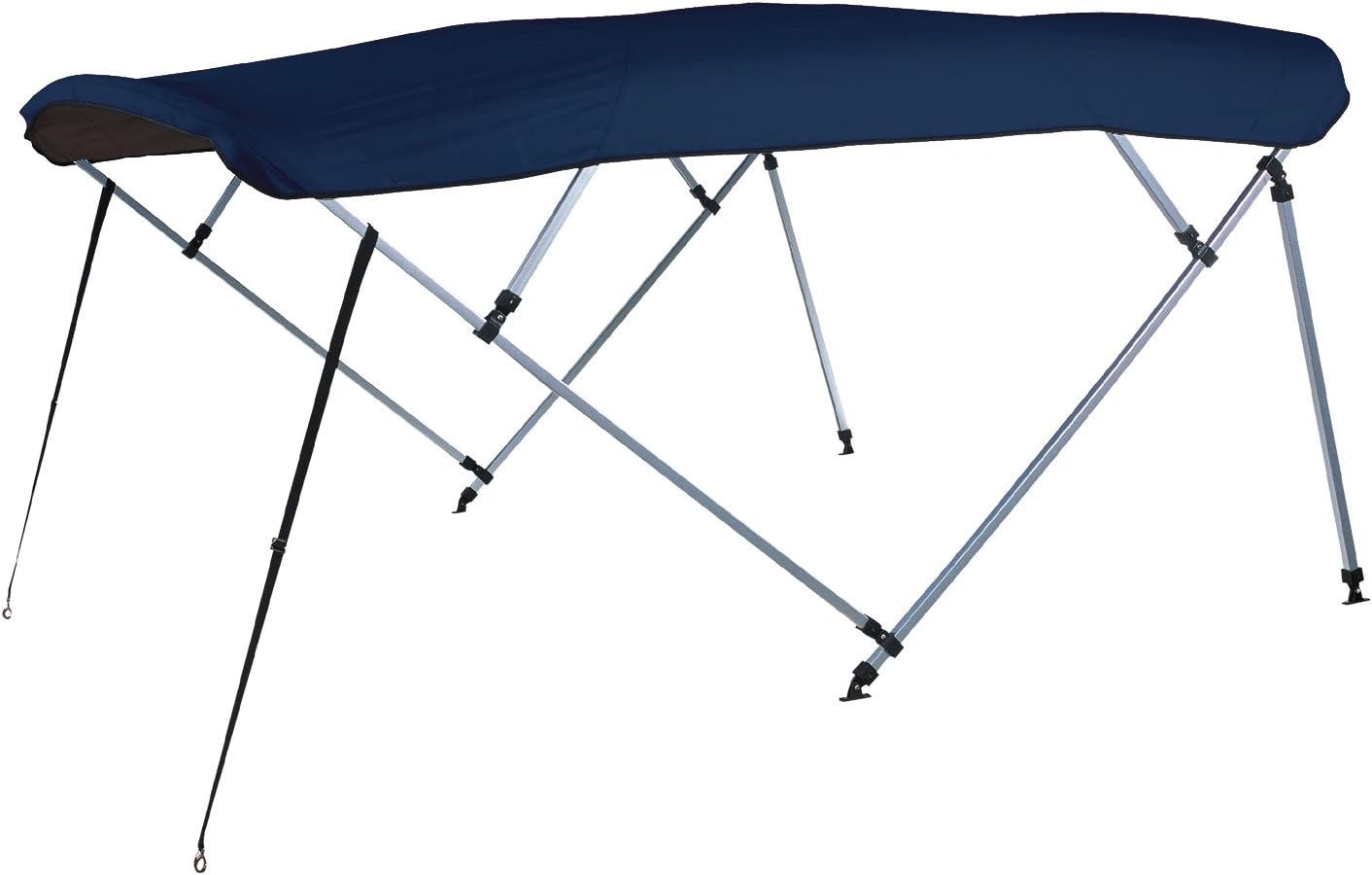 Square Tube Bimini Top Replacement Canvas, Admiral Navy SunDURA (9'L