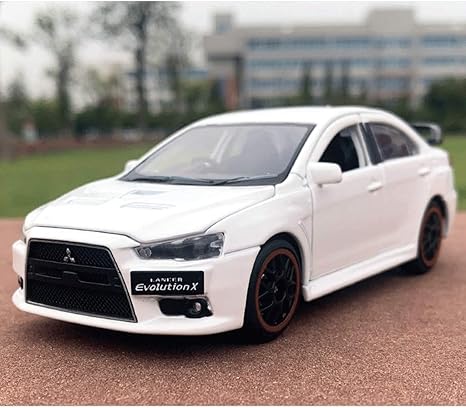Amazon Co Jp カーモデルの割合午前1時32分 三菱ウイング神evo オープンザ ドア音軽合金ボディ車両モデルとの互換性 Color White ホーム キッチン