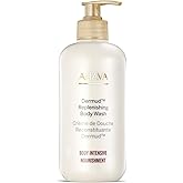 AHAVA Dermud Replenishing Body Wash - Lotion body-wash cleanser for dry & sensitive skin, cleanses & purifies, respects the skin barrier, with Dead Sea Osmoter & Mud, Aloe Vera & Calendula, 13.5 Fl.Oz