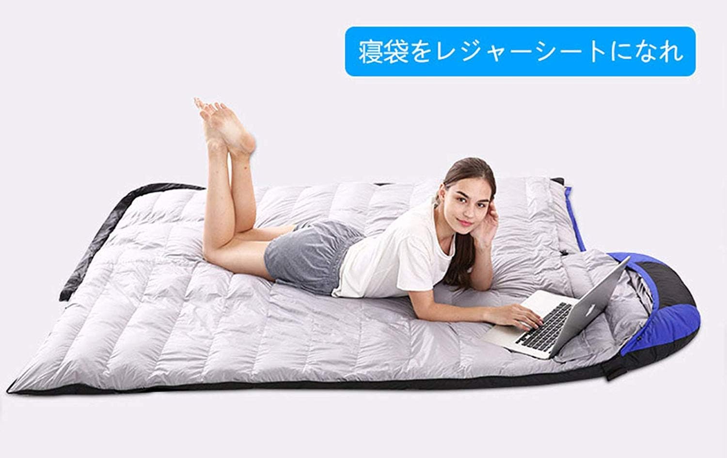 Amazon 寝袋 Vishi シュラフ スリーピングバック 高級ダウン 枕が付き 封筒型 コンパクト 連結可 簡単収納 丸洗い可能 軽量 防水 車中泊 地震防災 キャンプ 登山 アウトドア 登山 冬用 春夏秋用 シュラフ 冬用 レッド Vishi 寝袋 シュラフ