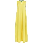 adidas Womens Tiro Cut 3-Stripes Soft Mesh Long Dress