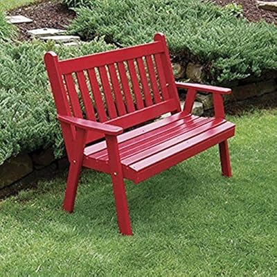 A L Meubles En Pin Jaune Traditionnel Banc De Jardin Anglais Noir 501 Bkp Noir 1 2 M Amazon Ca Maison Et Cuisine