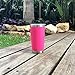 CHILLOUT LIFE 20 oz Stainless Steel Tumbler with Lid - Double Wall Vacuum Insulated Coffee Mug with Splash Proof Lid and Straw for Hot & Cold Drinks, Pink Tumbler
