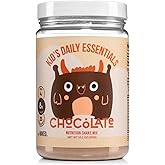 Naked Chocolate Kids Daily Essentials, Kids Protein Shake Made With Organic Milk, 6 Organic Vegetables, 25 Vitamins and Minerals, No Artificial Sweeteners, Flavors, Colors or Preservatives