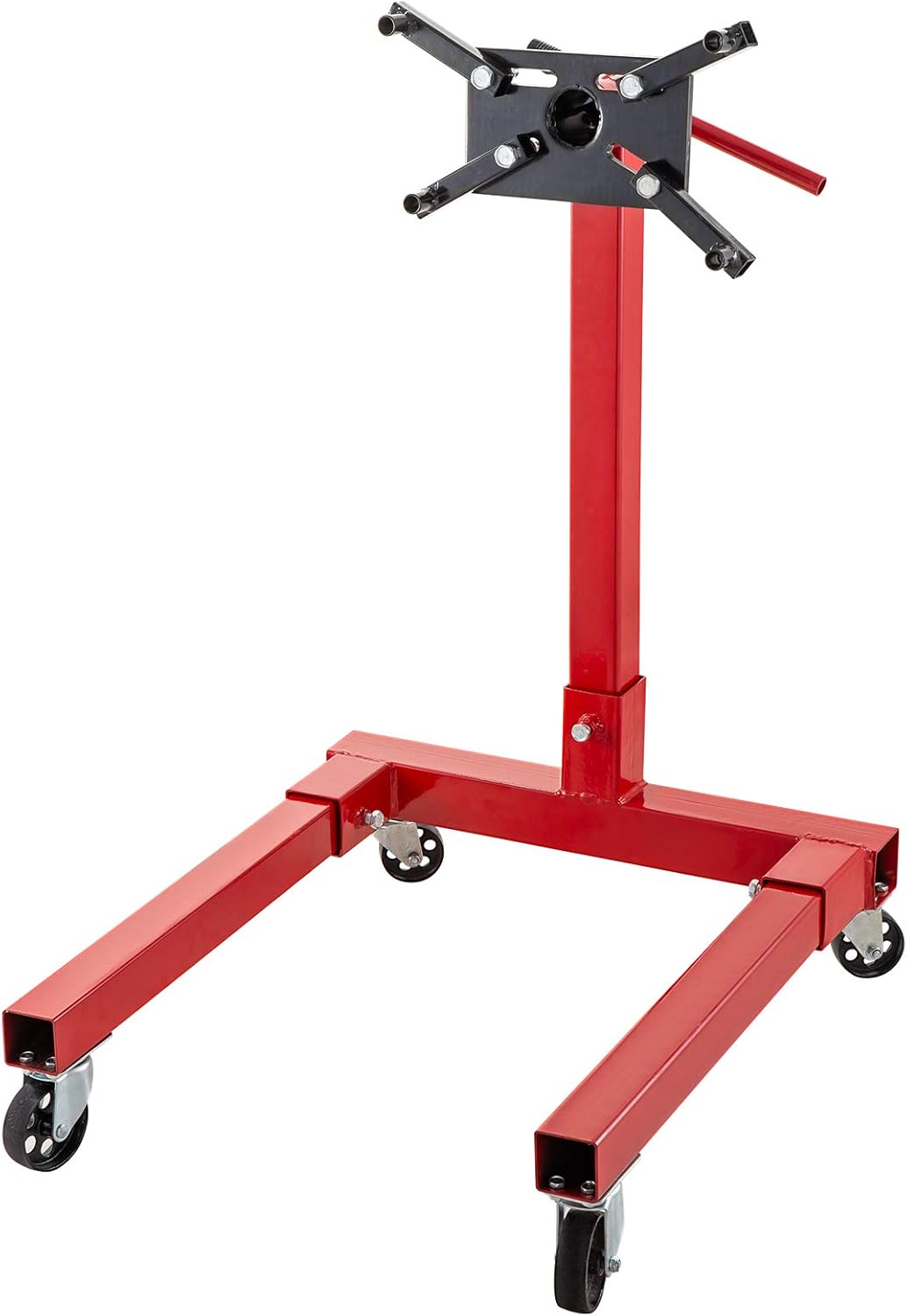 BestEquip Engine Stand 1250LBS Capacity Motor Stand Engine Hoist Rotating Automotive Tools in Heavy Duty Steel with 4 Iron Caster Wheels Maintenance Equipment for Auto Car Truck Jack: Automotive