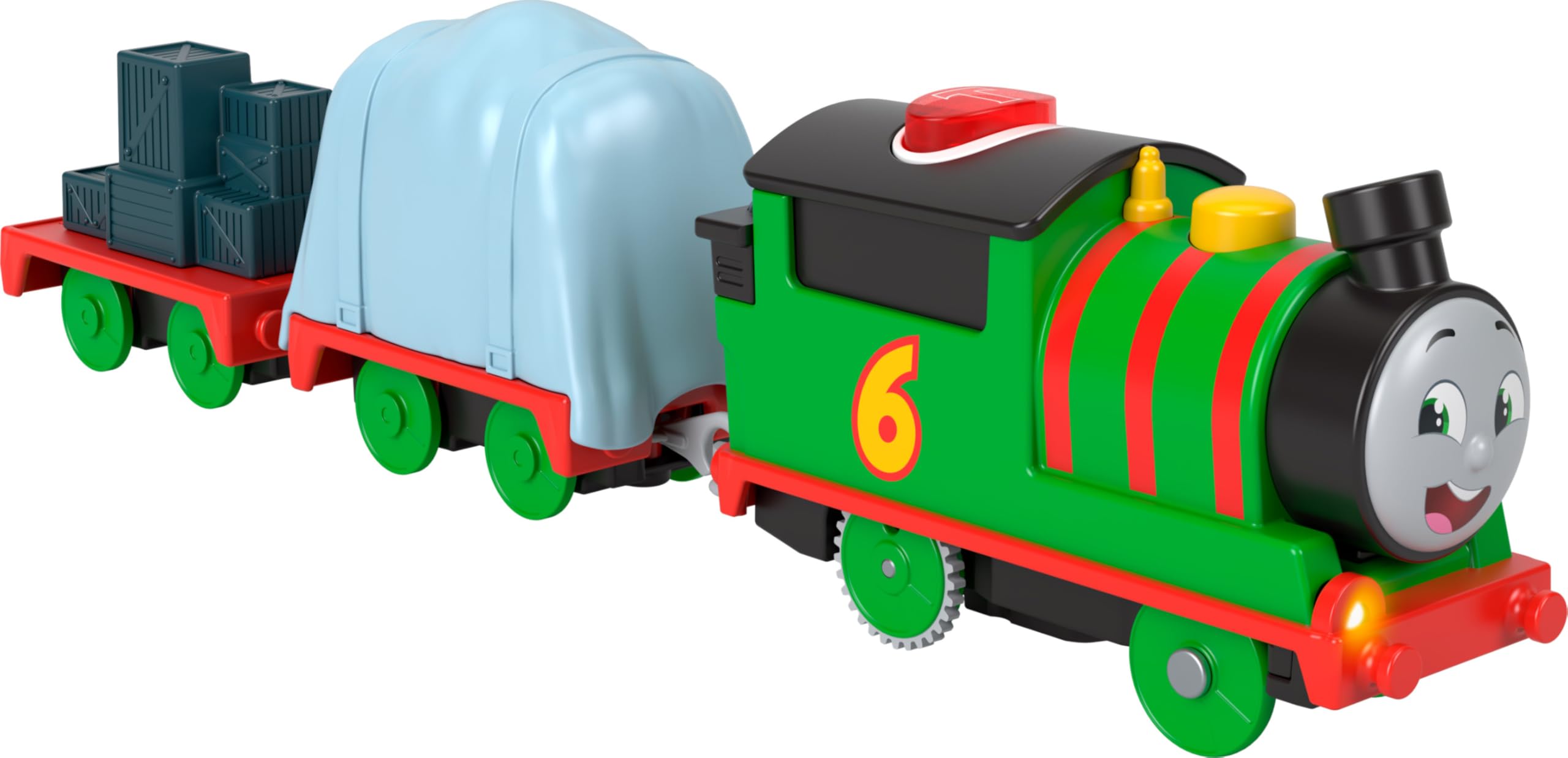 Photo 1 of ?Thomas & Friends Motorized Toy Train Talking Percy Battery-Powered Engine with Sounds & Phrases for Pretend Play Preschool Kids Ages 3+ Years