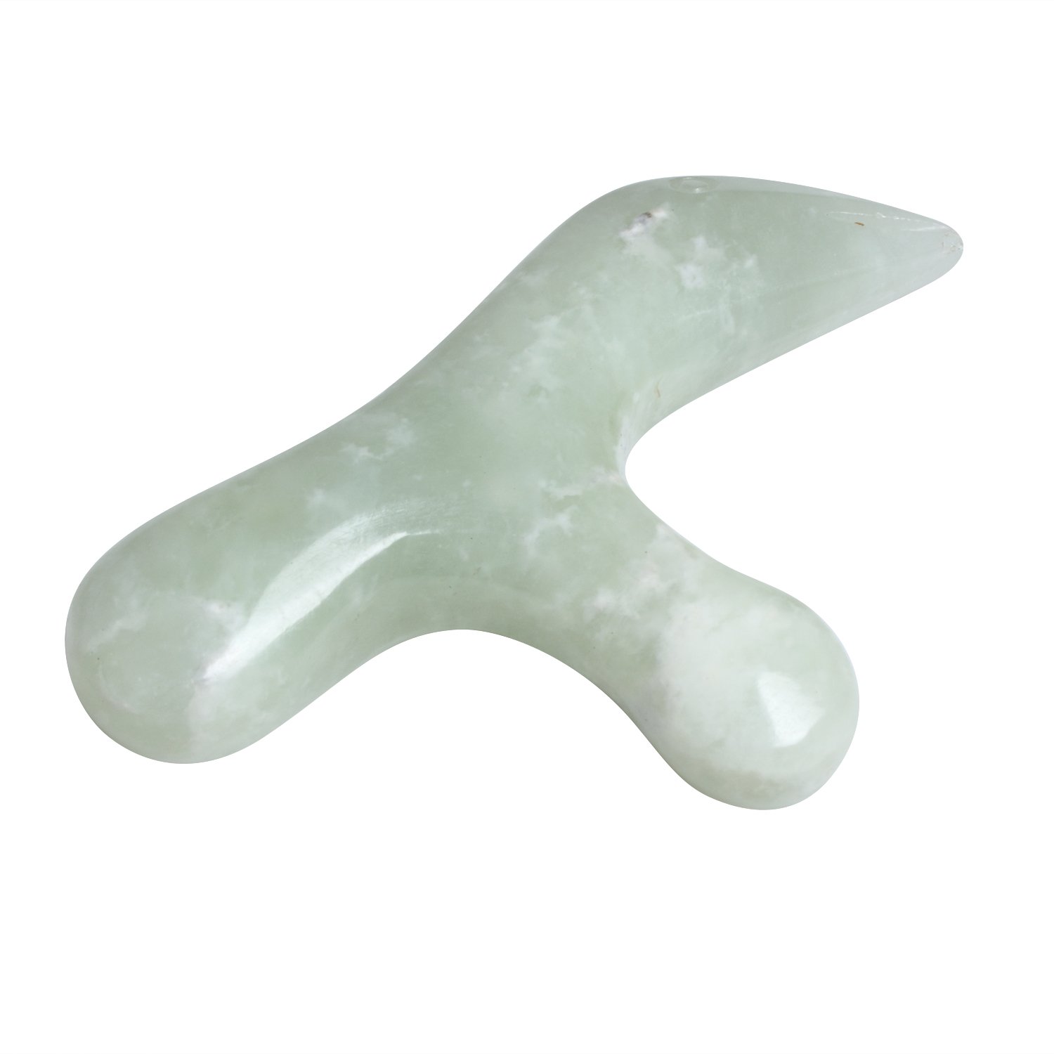 Ewin24 Natural Jade Foot Massager Acupuncture Point Massage Foot Care Therapeutic Relief Tool : Beauty