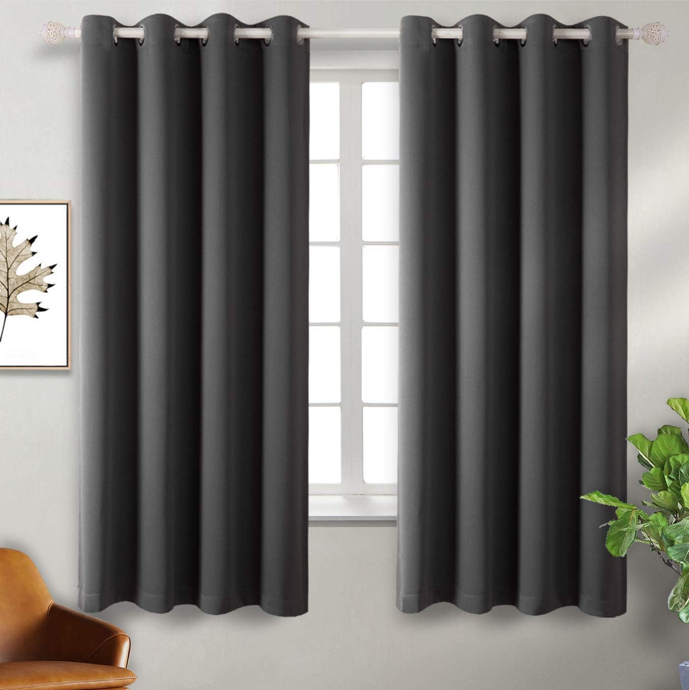 BGment Blackout Curtains - Grommet Thermal Insulated Room Darkening