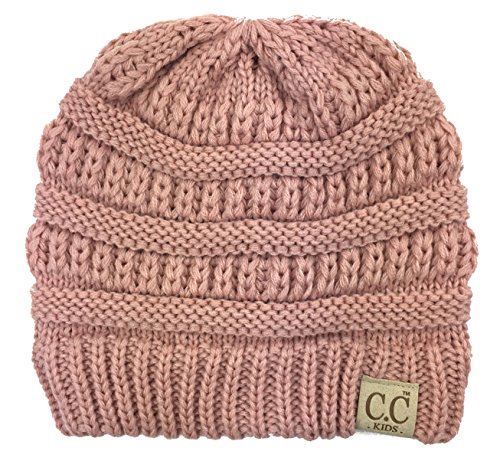 Plum feathers chunky thick stretchy knit slouch beanie cap hat fo…