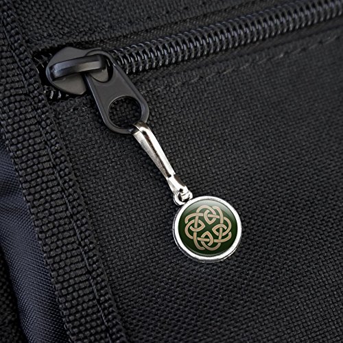 Celtic Knot Love Eternity Antiqued Charm Clothes Purse Suitcase Backpack Zipper Pull Aid