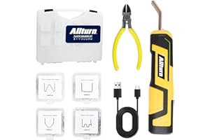 Allturn Cordless Plastic Welder, Plastic Welding Kit Car Bumper Repair Kit, Plastic Welder Gun.