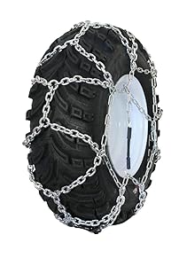 Grizzlar GTN-524 Garden Tractor/Snowblower Net/Diamond Style Alloy Tire Chains 15x5.00-6