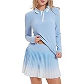 AFZ Women Tennis Skirt Set High Waisted 2 Piece Golf Dresses Outfits Tennis Top Matching Pleated Pickleball Skirt