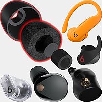 Memory Foam Ear Tips For Powerbeats Pro 2 - 6 Pairs S/M/L | Comfort Replacement Eartips Kit