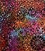 Popular Handicrafts Tie Dye Hippie Kaleidoscopic Star Intricate Floral Design Indian Bedspread Good Luck Marshala 90x84 Inches,(230cmsx215cms) Tye Dye Multi Color