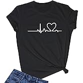LOOKFACE Women's Cute T Shirt Junior Tops Teen Girls Graphic Tees