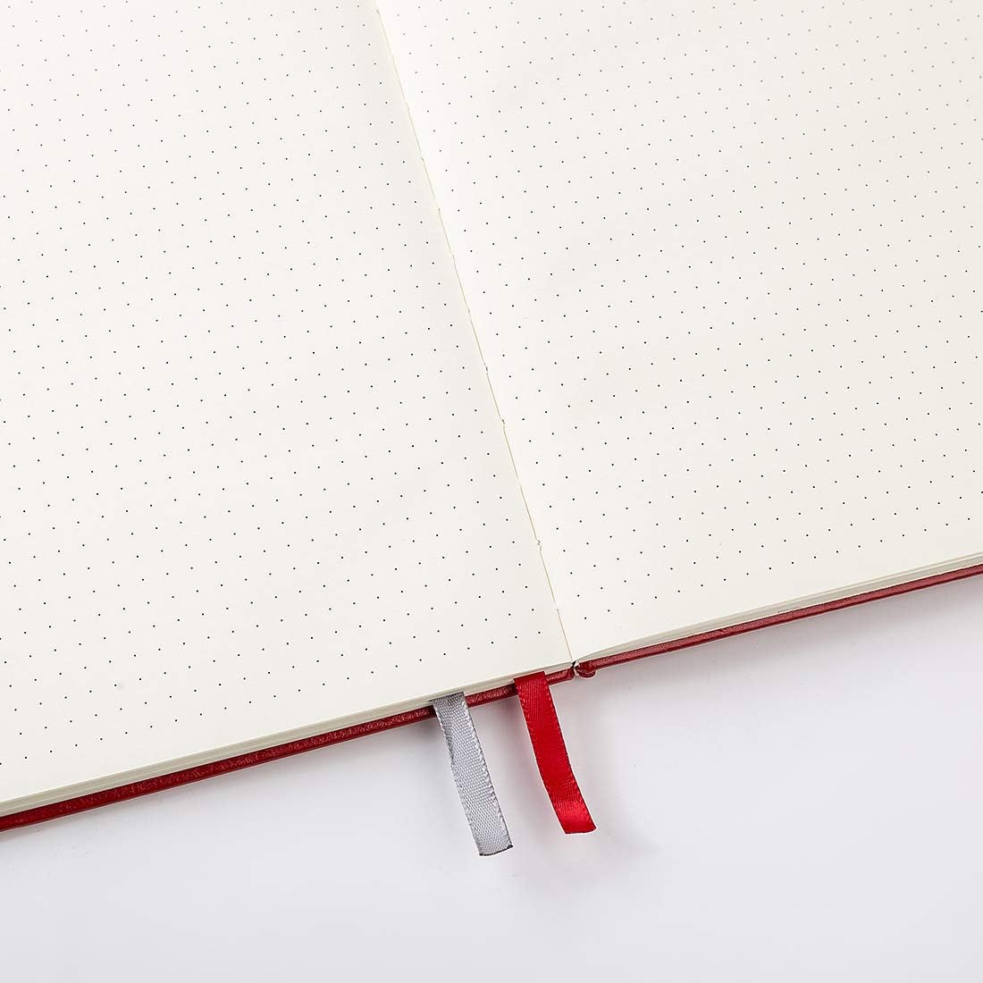 Guissi Classic Dotted Grid Bullet Notebook Journal Dot Hard Cover A5 Premium 80gsm Thick Acid-Free Paper with Fine Inner Pocket Faux Leather Office School Supplies 144 Pages Desgned in Florence - Image 5