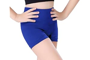 Swdarz Gymnastics Dance Shorts for Girls Kids Athletic Spandex Biker for Ballet Tumbling Tennis Volleyball Cheers