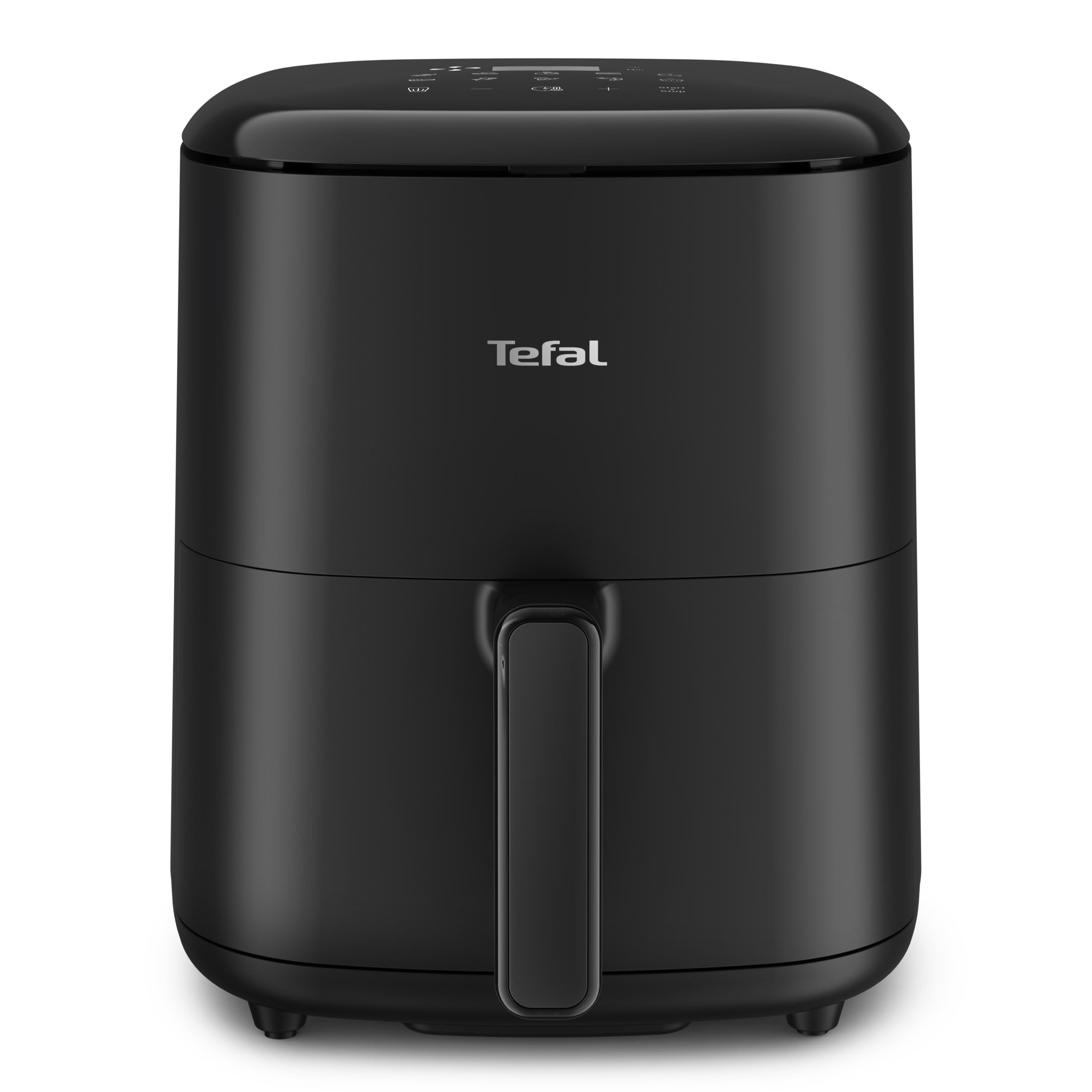 Tefal Easy Fry Max Heißluftfritteuse – 5-L-Airfryer, kompakt, für knusprige Pommes & saftiges Fleisch, mit wenig Öl, antihaftbeschichtet, spülmaschinenfester Korb, energiesparend, schwarz, EY2458
