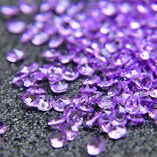 bouti1583 Pack of 5000Pcs Crystals Acrylic Diamonds Vase Filers Party Wedding Table Scattering Decoration Gems 0.2 inch