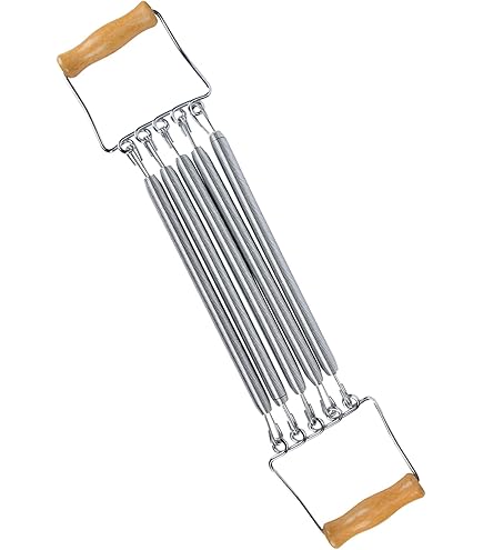 Expansor De Pecho Con Resortes Health Gear: 5 Muelles De 65 Kg, Entrenamiento Brazos, Abdomen Y Espalda