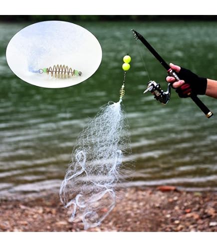 beaded fishing net 4pcs Trap, Luminous Bead Copper Spring Shoal Netting Fishnet Tackle, Copper Spring Fishing Net (10 mesh) Fishing Net Trap Fishing net Fishing net : Sports & Outdoors Rhino-Rack Fishing Rod Holder Hung on a wall Size:6/0 - 2pk fat job