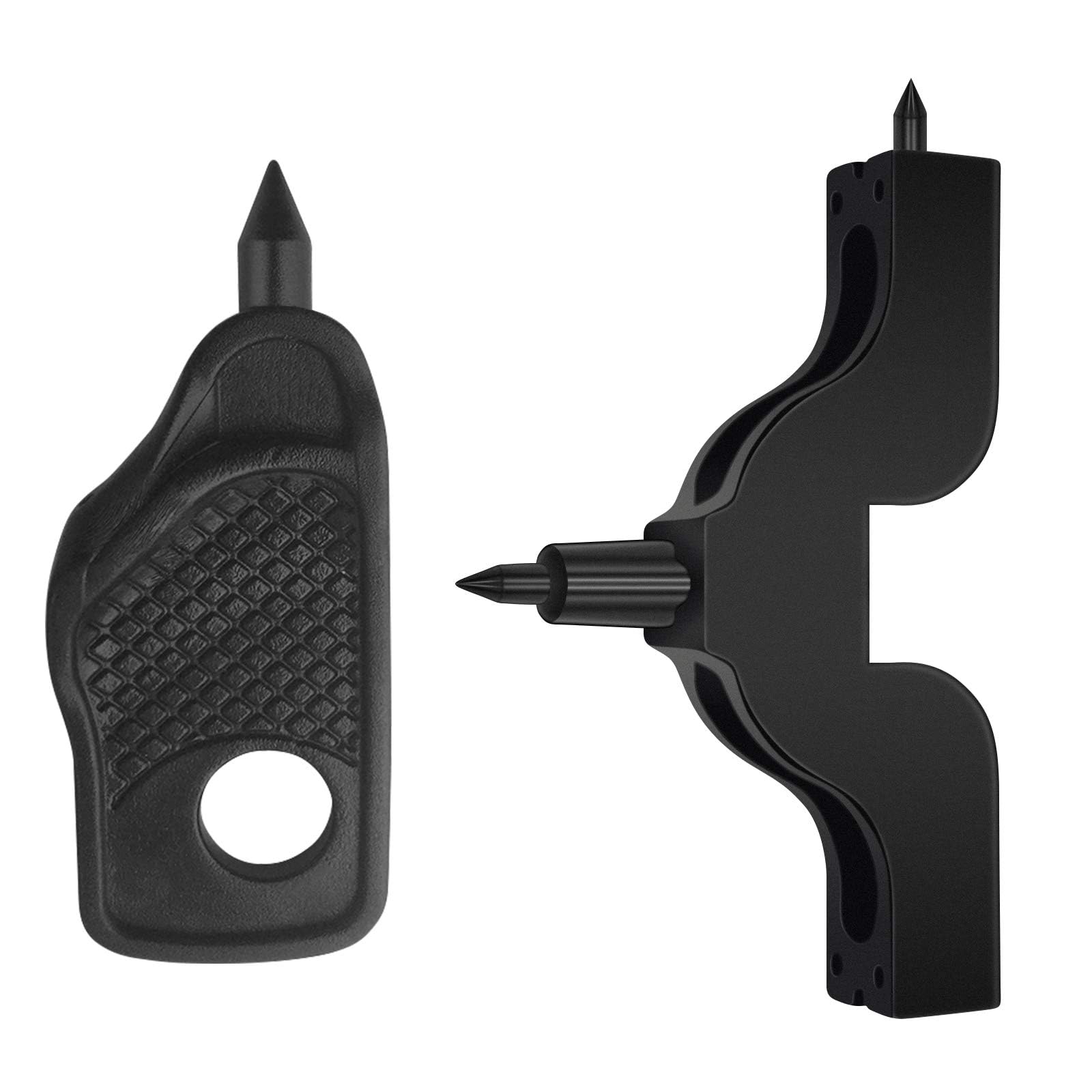 Kalolary 10PCS Tubing Drip Watering Hose Accessories, 3-4mm Hose Hole Punch Tools, 5PCS Mini Water Pipe Punch 5 PCS Bull-head Tubing Punch, Watering System Tools Lawn Garden Supplies